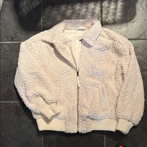Universal Thread Cream Teddy Jacket NWOT